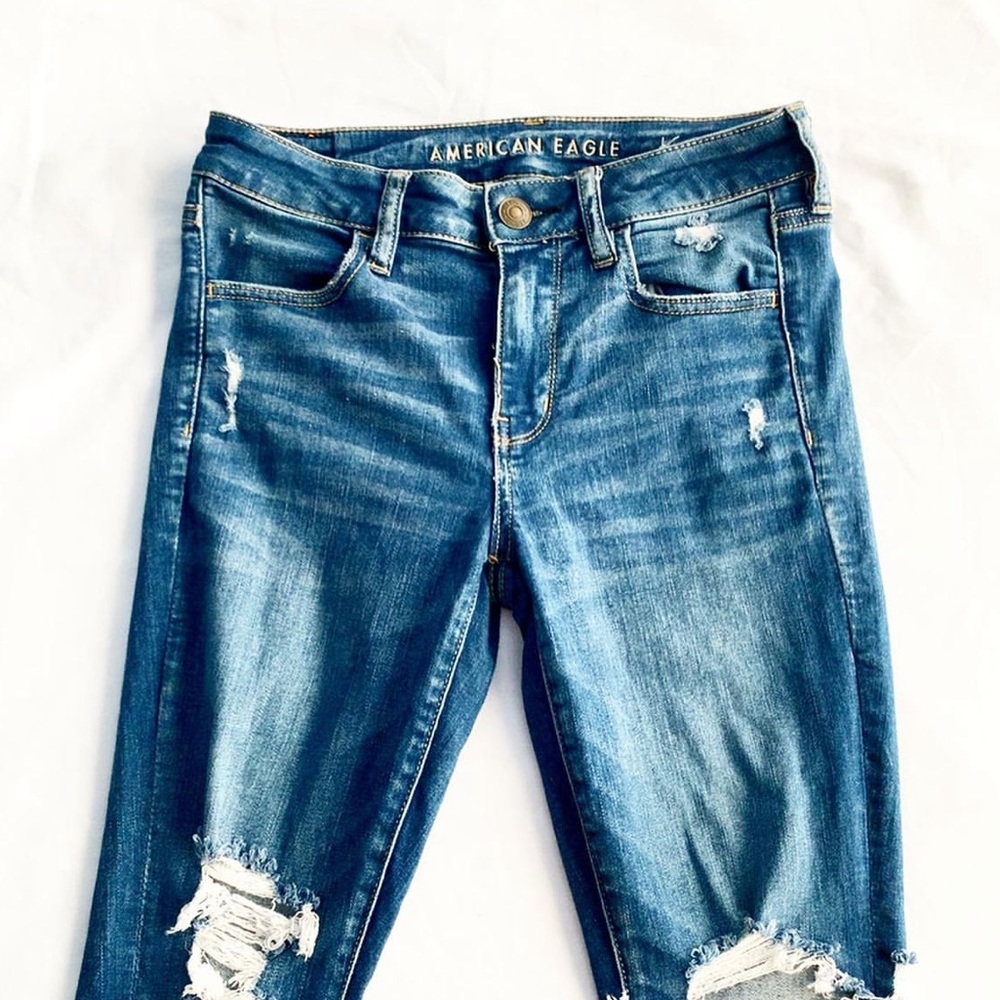 American Eagle Ripped Skinny Jeans